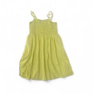 Yellow babydoll dress